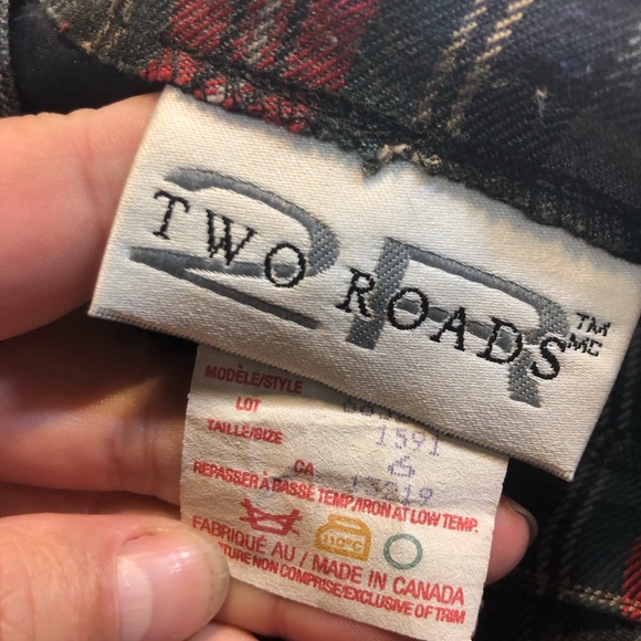 Vintage Two Roads Tartan Skirt Size 6 - Picture 4 of 13